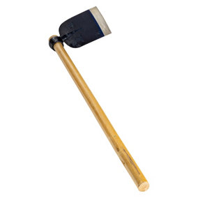 Harbour Housewares - Steel Garden Hoe - 110cm - Natural