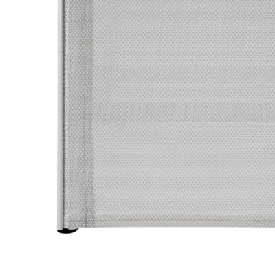 Harbour Housewares - Sussex Garden Sun Lounger Bed - White - 2pc - 5