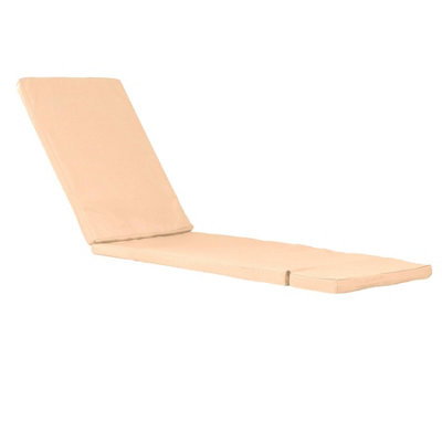 Harbour Housewares - Sussex Sun Lounger Cushion - Beige