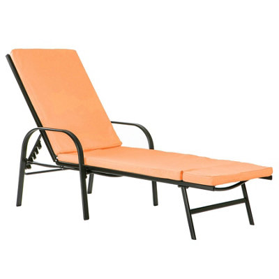 Harbour Housewares - Sussex Sun Lounger Cushion - Terracotta