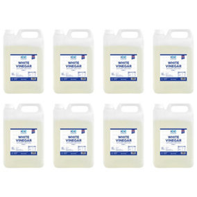 Harbour Housewares White Vinegar - 5L - Pack of 8