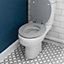 Harbour Housewares - Wooden Soft Close Toilet Seat - Grey