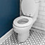Harbour Housewares - Wooden Soft Close Toilet Seat - White
