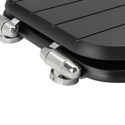 Harbour Housewares - Wooden Soft Close Toilet Seats - Black - Pack of 2 - 4