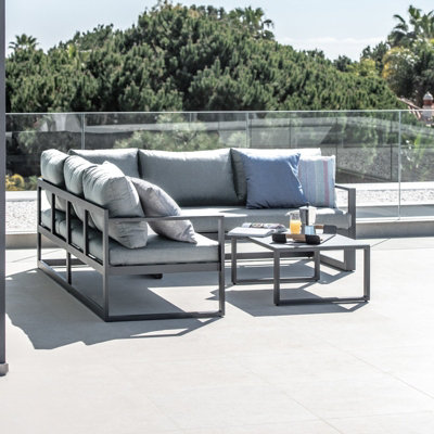 Harbour Lifestyle Havana Corner Patio Set with Reclining Seats Feature ...