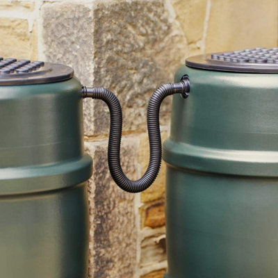 Harcostar 168 Litre Green Water Butt Double Kit