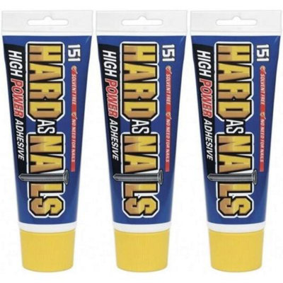 Hard As Nails Interior - 180ml Blue Tube (Pack of 3)