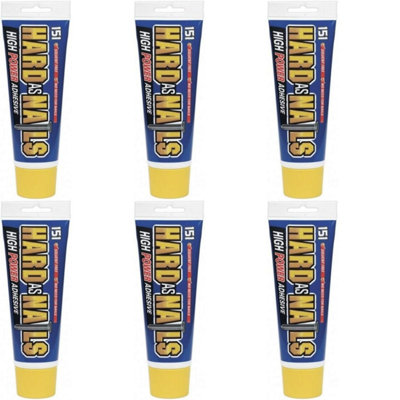 Hard As Nails Interior - 180ml Blue Tube (Pack of 6)