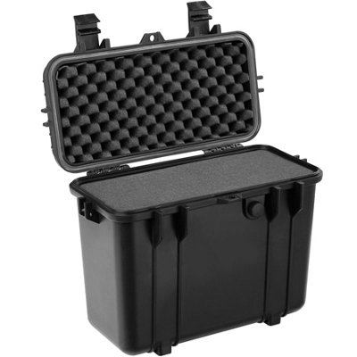 Hard case universal with carry handle - black