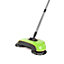 Hard floor wide mouth push sweeper - Green