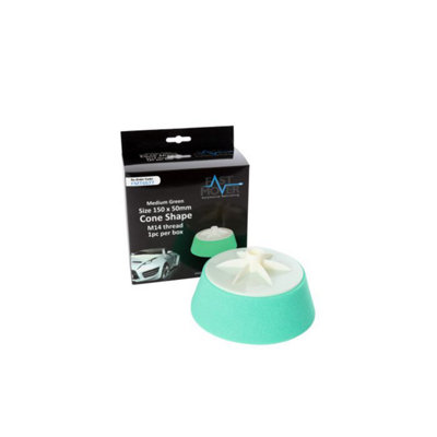 Hard Green Compounding Pad, 150mm X 25mm. M14 Thread. Packed 1 X Pad ...