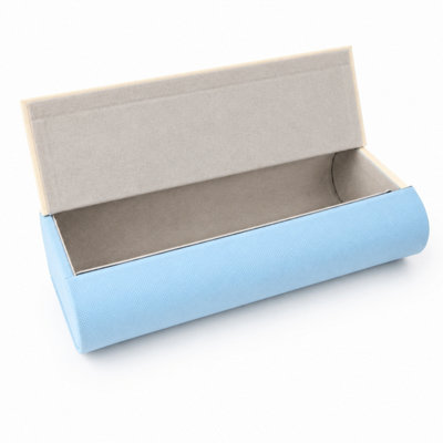 Hard Shell Double Glasses Case - Protective Eyeglasses Box for 2 Pairs ...