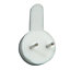 Hard Wall Picture Hook White 22mm Pack of 10