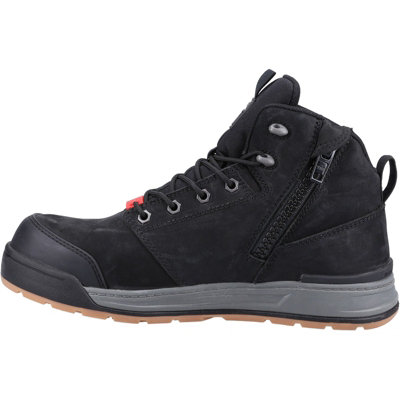 Hard Yakka 3056 Lace Zip Safety Boot Black