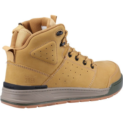Hard Yakka 3056 Lace Zip Safety Boot Wheat