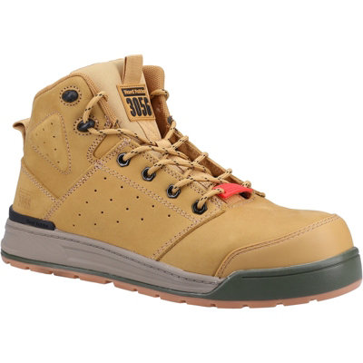 Hard Yakka 3056 Lace Zip Safety Boot Wheat