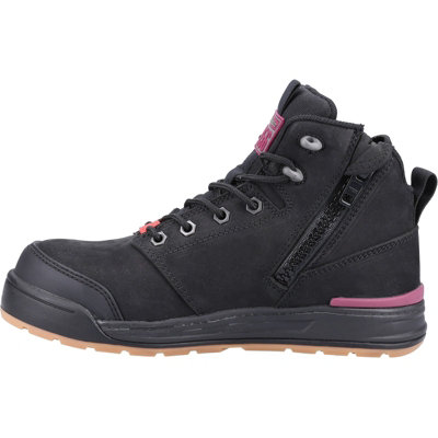 Hard Yakka 3056 PR Side Zip Safety Boot Black