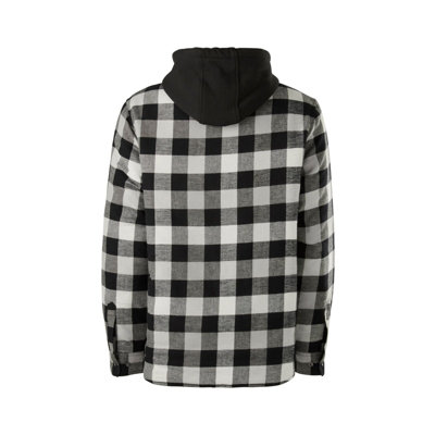 Hard Yakka - Quilted Flannel Shacket - Grey - Jacket