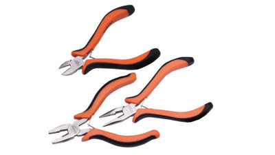 HARDEN mini pliers set 3 pcs 125 mm long for electronics and craft (HAR 560309)