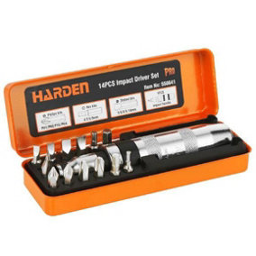 HARDEN professional hand impact screwdriver set 14 pcs (HAR 550641)