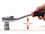 HARDEN reversible quick release curved ratchet handle heavy duty 1/2"