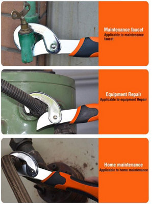 HARDEN universal self adjustable wrench set 2pcs, 9-32mm (HAR 540572)