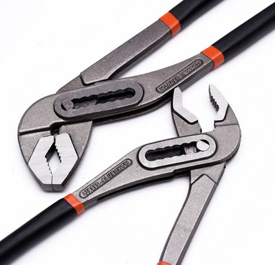 HARDEN water pump pliers set 2pcs,pipe wrench, groove joint pliers 250 & 300mm