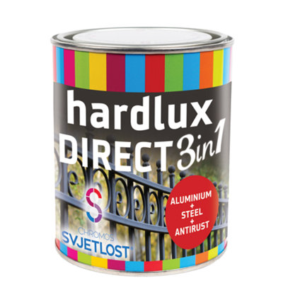 HARDLUX 3in1 Anti-Corrosion Coating for Metal Surfaces, Primer and Top Coat