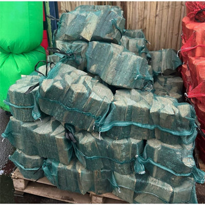 Hardwood Logs Firewood - Green Sack - 1 Bag
