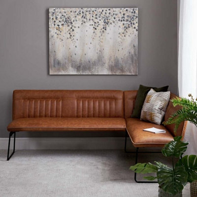 Hardy Corner Bench Left Hand Facing - Tan