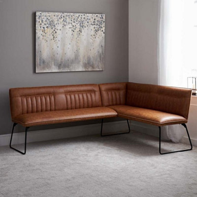 Hardy Corner Bench Left Hand Facing - Tan