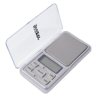 Hardys 0.1g - 500g Digital Pocket Weighing Mini Scales For Jewellery Gold Kitchen
