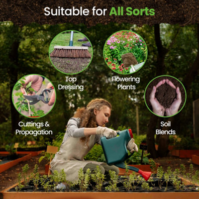 Hardys 100L All-Plant Multi-purpose Compost - Ideal for Young & Mature Plants, Potting and Growing Compost Soil, Loam Based