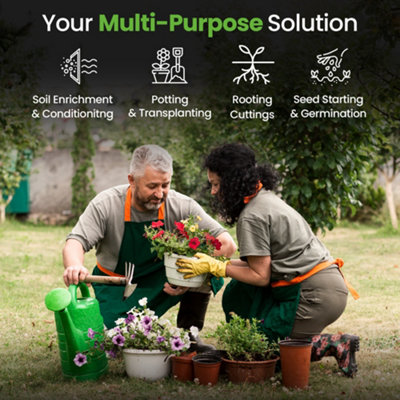 Hardys 100L All-Plant Multi-purpose Compost - Ideal for Young & Mature Plants, Potting and Growing Compost Soil, Loam Based