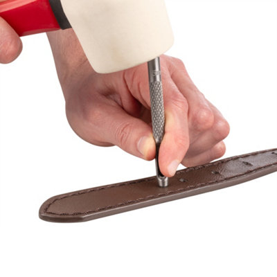 1pc 2mm-6mm Width Leather Oval Shape Hole Punch Steel Craft Hollow Hole Punch Leather Tools