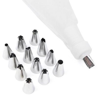 Piping bag and tip set best sale