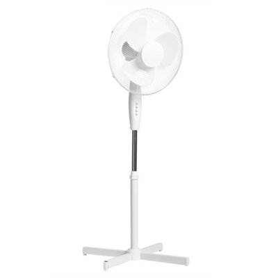 Hardys 16" Oscillating Pedestal Fan 3 Speed Floor Standing Electric Office Cooling Air