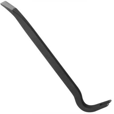 Hardys 18" Wrecking Crow Bar - Steel Utility Crowbar, Swan Neck with Chisel End, Floorboard, Nail Puller, Lever, Pry, Break