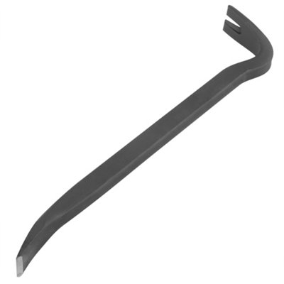 Hardys 18" Wrecking Crow Bar - Steel Utility Crowbar, Swan Neck with Chisel End, Floorboard, Nail Puller, Lever, Pry, Break