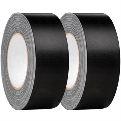 Hardys 2-Pack Duct Tape (L)50m (W)50mm - 220um Thick, Waterproof Backing, Extra Strong Adhesive Formula, Easy Tear Perforations