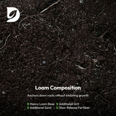 Hardys 20L Aquatic Compost - Loam Based with Sand & Grit, Nutrient Rich 6 Week Feed, Helps Inhibit Greening & Algae Growth