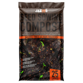 Hardys 25L Seed Sowing Compost - Ideal for Seedlings, Rooting Cuttings and Propagating, Loam Based & Nutrient Balanced