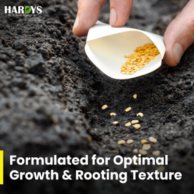 Hardys 25L Seed Sowing Compost - Ideal for Seedlings, Rooting Cuttings and Propagating, Loam Based & Nutrient Balanced