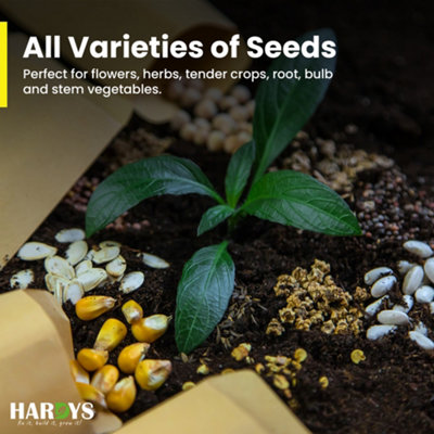 Hardys 25L Seed Sowing Compost - Ideal for Seedlings, Rooting Cuttings and Propagating, Loam Based & Nutrient Balanced