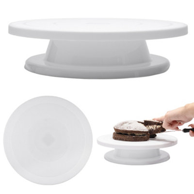 Rotating cake hotsell stand for decorating