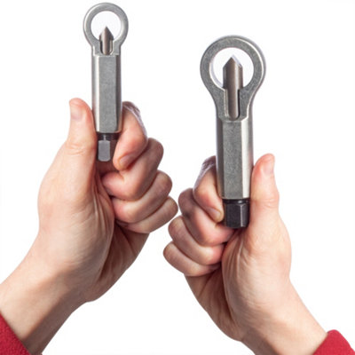 Hardys 2pc Nut Splitter Set - Small Splitter 2-16mm & Large Splitter 5-22mm, Precision Splitting Set