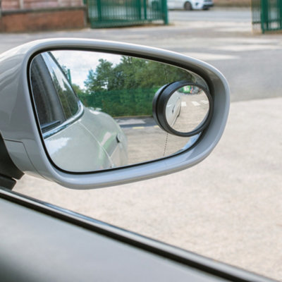 Hardys 2x Convex Blind Spot Mirror Towing Reversing Driving Self