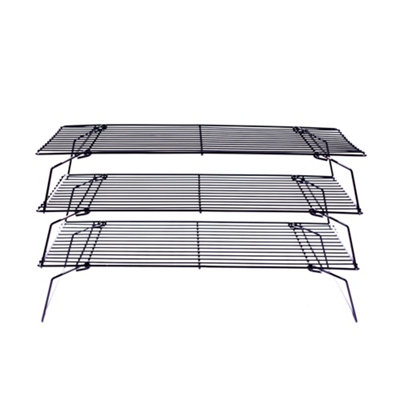 Hardys 3 Tier Stackable Cake Stand Baking Cooling Rack Three Level Cooking Bake Tray