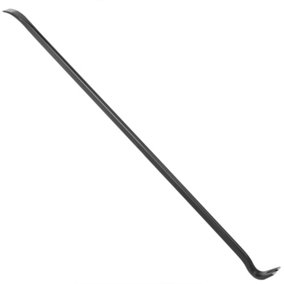 Hardys 48" Wrecking Crow Bar - Steel Utility Crowbar, Swan Neck with Chisel End, Floorboard, Nail Puller, Lever, Pry, Break