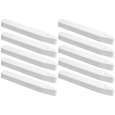 Hardys 50-Pack White Plastic Plant Labels - For Indoor and Outdoor Use ...